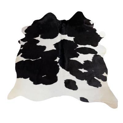 koeienhuid vloerkleed xl zwart wit koeienkleed