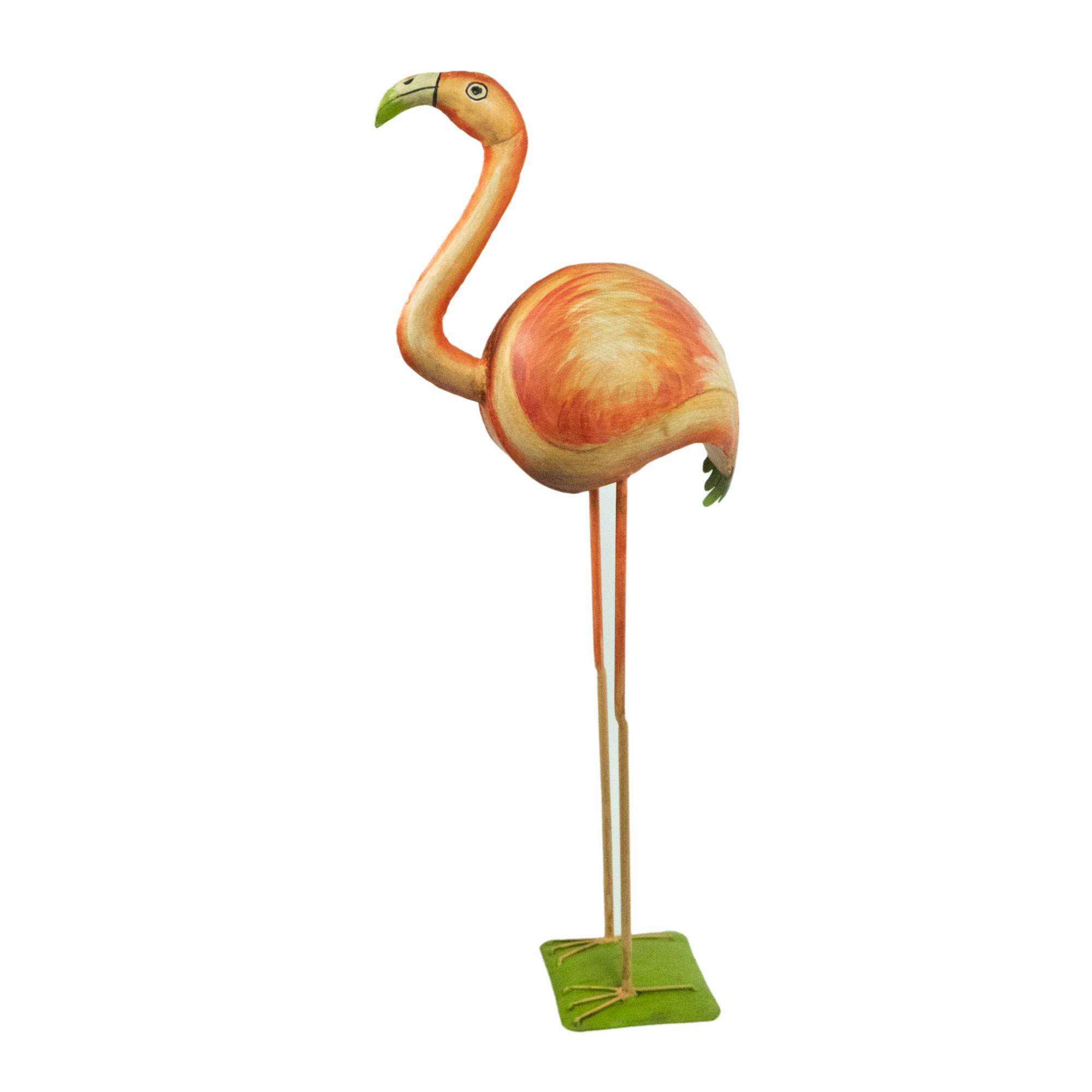 Flamingo decoratie metaal voor binnen en buiten