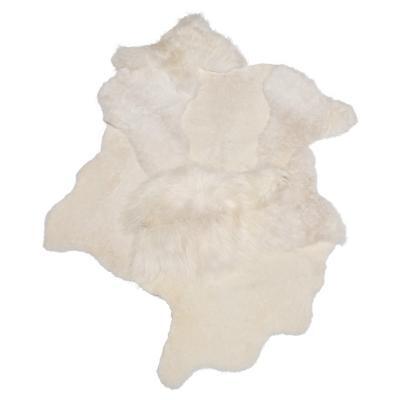 designer schapenvacht vloerkleed patchwork off white - vacht kleed - design vloerkleed - schapenvacht vloerkleed