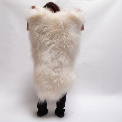 IJslandse schapenvacht wit XL 125 CM