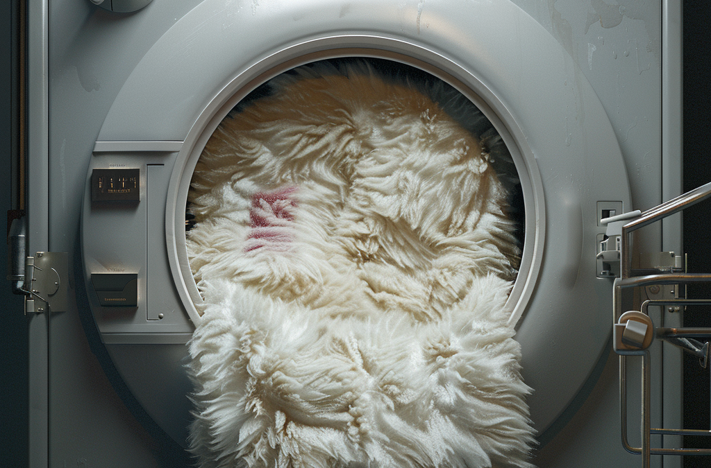 Mag een schapenvacht in de wasmachine
